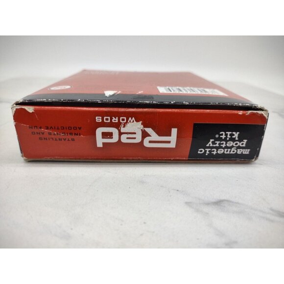 Magnetic Poetry Kit Red Hot Words 2007 Refrigerator Magnet Messages - Picture 8 of 10